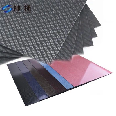 Folhas de fibra de carbono de alta resistência